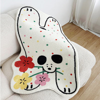 Cute Poka Dots Dog Carpet - Thumbnail 2