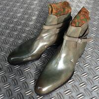 Gray Color Leather Mens Jodhpur Boot - Thumbnail 1