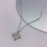 Heart Titanium Steel Chain Necklace  - Thumbnail 4