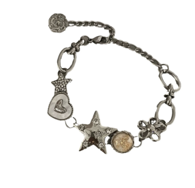 Heart Star Chain Bracelet