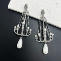 Chandelier Drop Earrings - Thumbnail 5