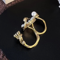 two finger ring steampunk - Thumbnail 5