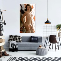 Photo poster, retro,Bridgett Rollins 1975, large size 24.0157x47.6378 inches. Wall decoration, home decor, gift. - Thumbnail 1