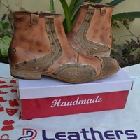New Unique and Classic Men Leather Jodhpur Boot - Thumbnail 2