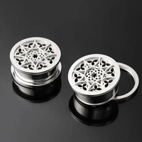 GOTHIC ROSETTE STEEL TUNNEL [ONE] - Thumbnail 1