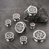 GOTHIC ROSETTE STEEL TUNNEL [ONE] - Thumbnail 3