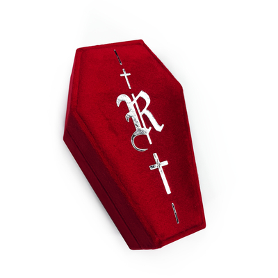 Red signature coffin jewel box