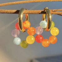 Rainbow Ball Hoops - Thumbnail 1