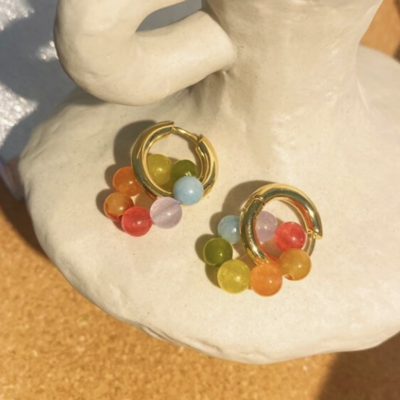 Rainbow ball hoops
