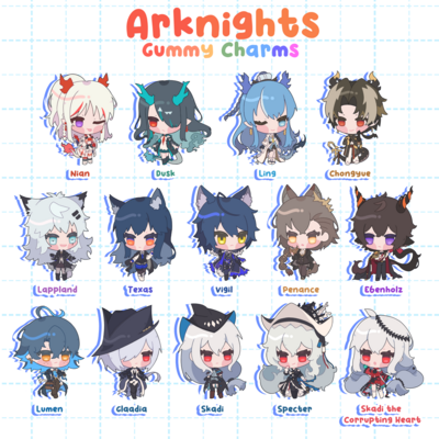 Arknights Gummy Charms