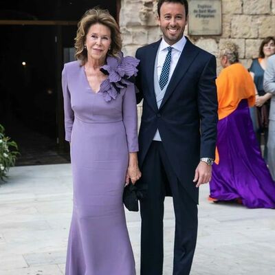 Violet sheath mother of the bride /groom dresses evening formal dress