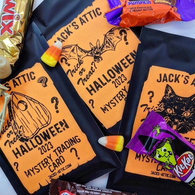 Halloween Mystery Trick or Treat Custom Trading Card Pack