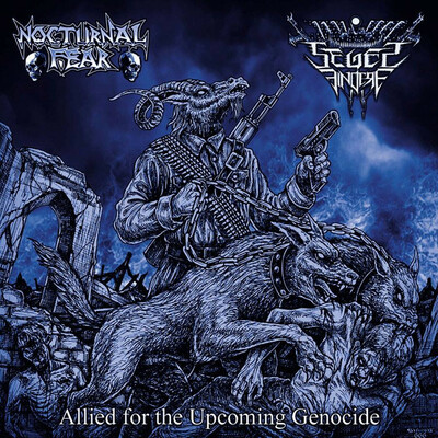 NOCTURNAL FEAR/SEGES FINDERE"Allied For The Upcoming Genocide"   CD