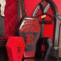 RED SIGNATURE COFFIN JEWEL BOX - Thumbnail 1