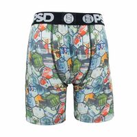 Rhombus 2PK Mens Underwear Lingerie printed lengthen athlete sports boxer shorts breathable underpants P33 - Thumbnail 5