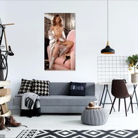 Photo poster, retro,Linda Rhys Vaughn 1982,size А3 29.7х42.0 inches. Wall decoration, home decor, gift. - Thumbnail 1