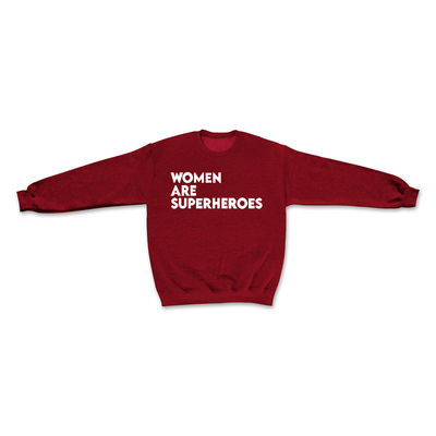 Superheroes Red Crew Neck