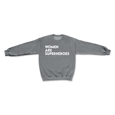 Superheroes grey crew neck