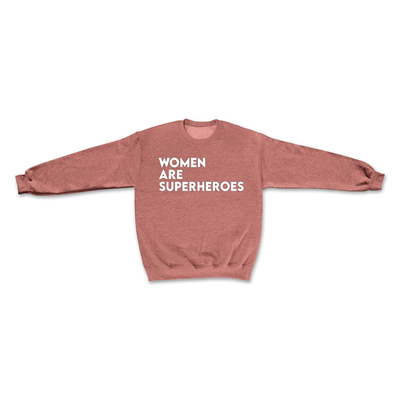 Superhero mauve crew neck