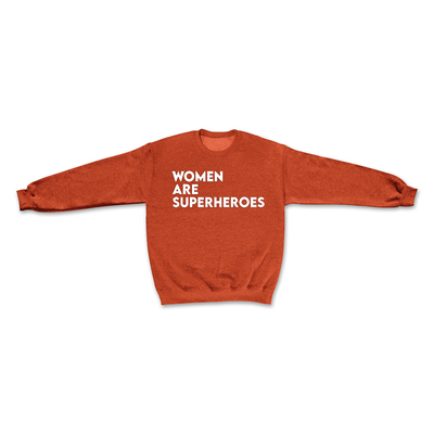Superhero Burnt Orange Crew Neck