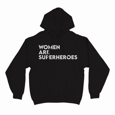 Superhero black hoodie