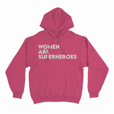 Superhero Hot Pink Hoodie