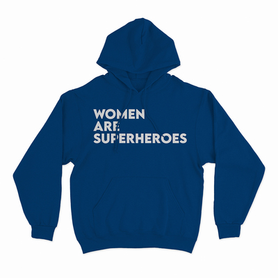 Superhero royal blue hoodie