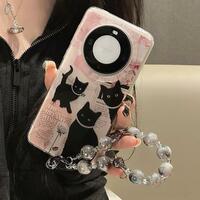 Retro black cat bracelet mobile phone case - Thumbnail 1