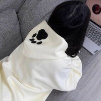 retro cat print sweatshirt hoodie - Thumbnail 5