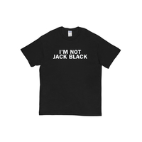 I'm not Jack Black Funny Cursed Y2K T-Shirt - Thumbnail 1