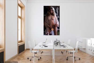 Photo poster, retro,Jill De Vries 1975,size А3 29.7х42.0 inches. Wall decoration, home decor, gift.