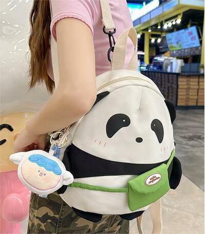 Cute Panda School Backpack