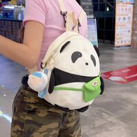 Cute Panda School Backpack - Thumbnail 1