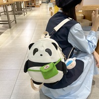 Cute Panda School Backpack - Thumbnail 3