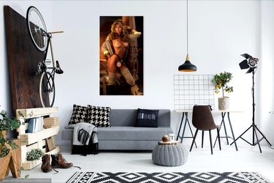 Photo poster,retro Marianne Gravatte 1982,size А3 29.7х42.0 inches. Wall decoration, home decor, gift.