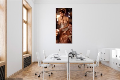 Photo poster, retro,Charlotte Kemp 1982,size А3 29.7х42.0 inches. Wall decoration, home decor, gift.