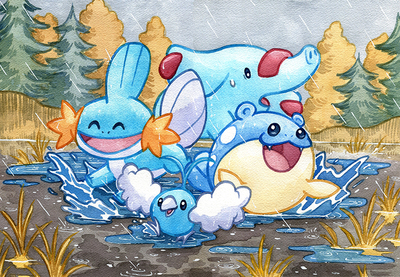 Puddle Pals Print