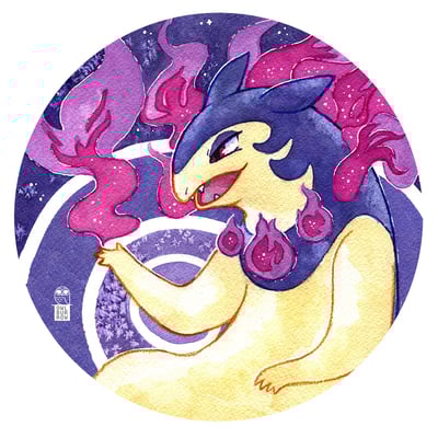 Hisuian typhlosion button