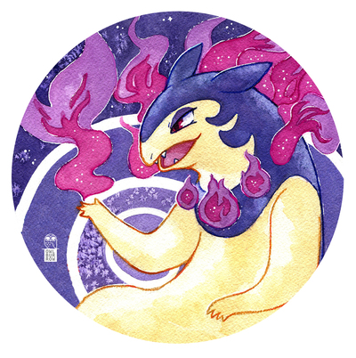 Hisuian Typhlosion Button