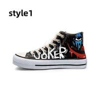 New hand-painted shoes with funny eyes - Thumbnail 1