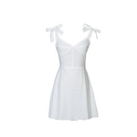 2024 Summer Sexy A-Line Dress, White lace Mini Dress   - Thumbnail 4