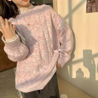 Cable Pullover Knit Sweater - Thumbnail 6