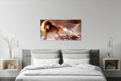 Photo poster,retro Rebecca Ferratti 1986,size А3 29.7х42.0 inches. Wall decoration, home decor, gift.