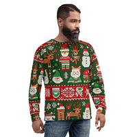 Ugly Christmas sweater pattern - Thumbnail 2