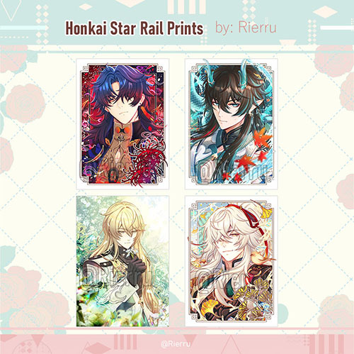 Honkai Star Rail Prints (A6 Size)