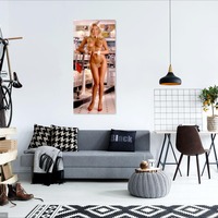 Photo poster, retro,Barbara More 1992,size А3 29.7х42.0 inches. Wall decoration, home decor, gift. - Thumbnail 1