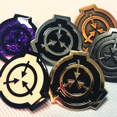 Scp enamel pins - series 003 - secure contain protect