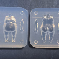 4 cm Sumo Chubby Cute Chibi Doll Female Girl body Clear Silicone for making statue,nendoroid, figure doll - Thumbnail 1