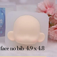 4-9 cm baby infant body with hand clear silicone mold making clay doll chibi figure anime statue clay modelling sugarcraft - Thumbnail 7