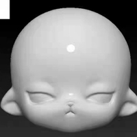 Fox Face Doll Chibi Anime Face  Silicone Cake Fondant Chocolate Gum Paste Mold Cake Decorating Polymer Clay Resin Sugar Candy Mold  - Thumbnail 2